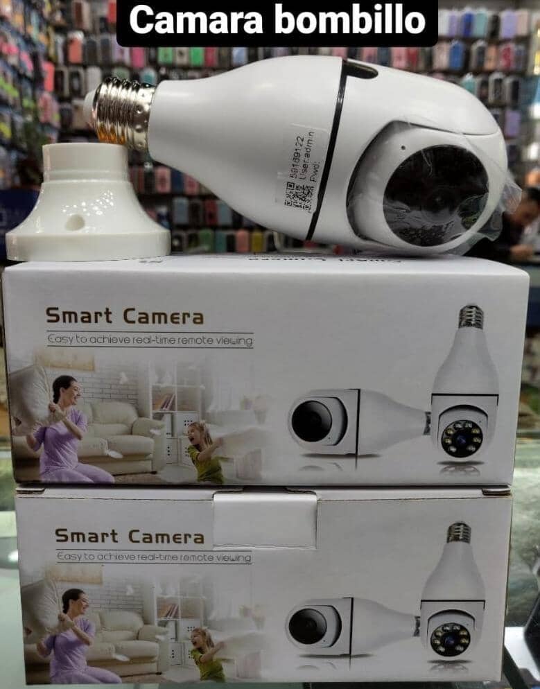 Camara Ip Tipo Bombillo 360º Robotica Wifi Vision Nocturna Camara Ip Tipo Bombillo 360º Robotica Wifi Vision Nocturna Tienda Núcleo 