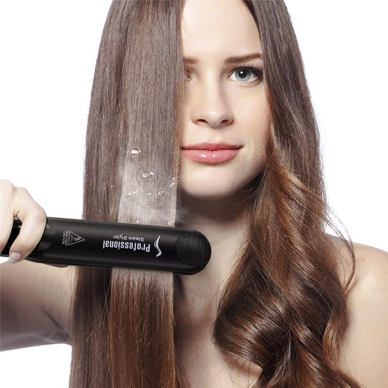 Plancha de Cabello HairPRO® a Vapor Tratamiento Intensivo Belleza Tienda Núcleo 